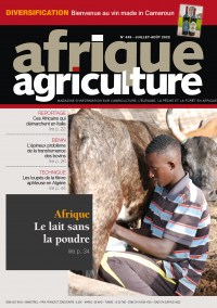 Afrique Agriculture 449 juillet-août 2022