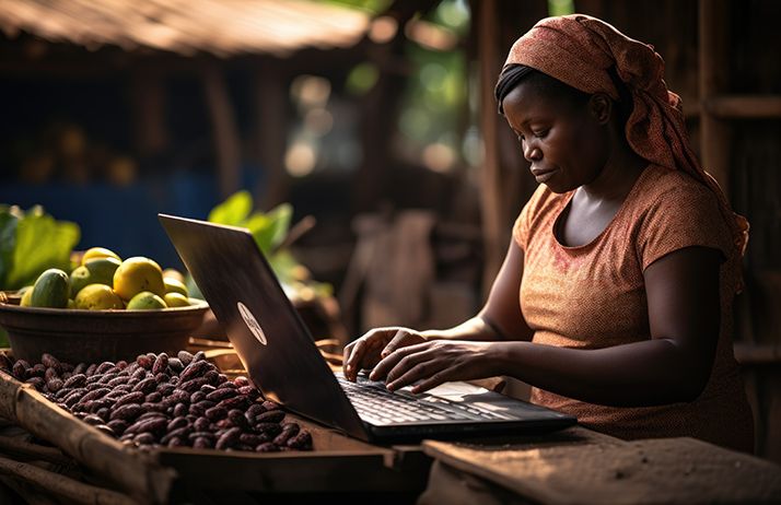 Le projet DigiGreen & Agri est axé sur le développement de l’entrepreneuriat, l'amélioration de l'employabilité des jeunes sur toute la chaîne de valeur du cacao et de l’agriculture durable. © Al/Adobe Stock Le projet "DigiGreen & Agri" est axé sur le développement de l’entrepreneuriat, l'amélioration de l'employabilité des jeunes sur toute la chaîne de valeur du cacao et de l’agriculture durable. © Al/Adobe Stock