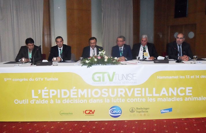 Le 5e congrès du groupement technique vétérinaire de Tunisie, le GTVT, se tient jusqu’à ce soir sous le thème de l’épidémiosurveillance. Le 5e congrès du groupement technique vétérinaire de Tunisie, le GTVT, se tient jusqu’à ce soir sous le thème de l’épidémiosurveillance.