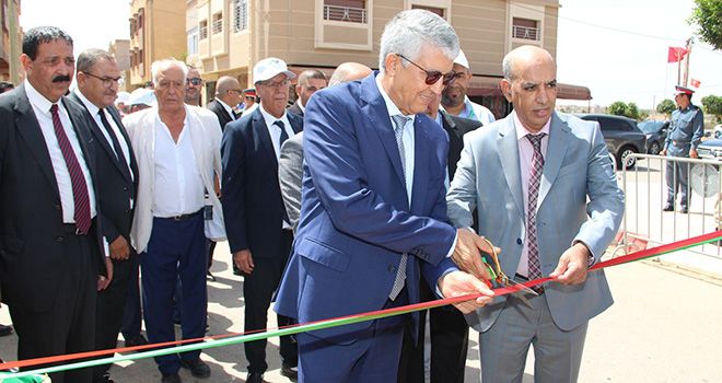 Le coup d'envoi de la 5e édition du Festival régional des figues Karmous Aghbal a été donné jeudi 22 août à Aghbal par le ministre Mohammed Sadiki. Photo : ministère marocain de l'Agriculture