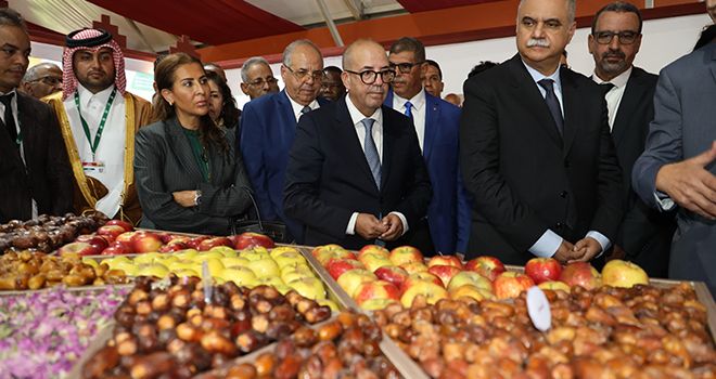 Inauguré par le ministre de l’Agriculture, Ahmed El Bouari, en présence de plusieurs responsables de la région, ce Salon a pour thème « Les oasis marocaines : pour des systèmes résilients aux changements climatiques ». Photos : ministère Agriculture Maroc